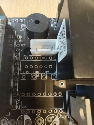 HidroLevelControl buzzer and sensor connector
