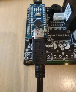 HidroLevelControl MCU with connected USB mini